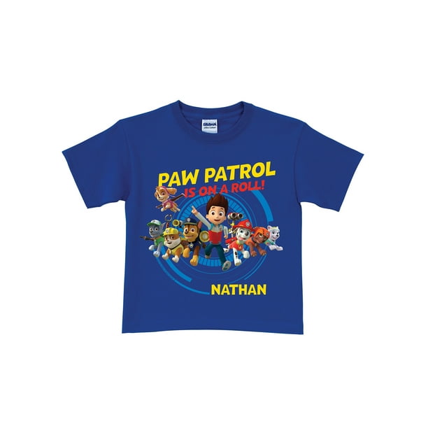 Graphic T-shirt Kids Character Paw Patrol Blue